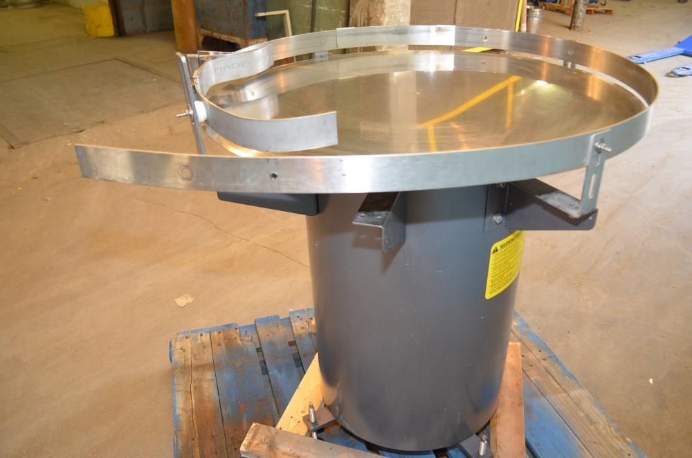 Kaps All FSA36, 36 in Dia S/S Rotary Accumulation Table
