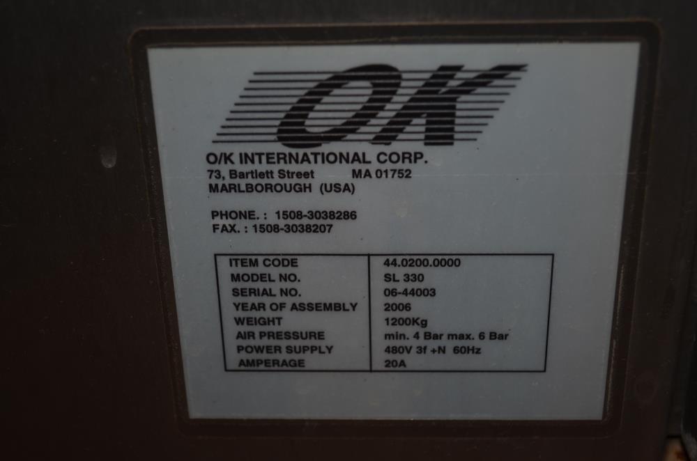 OK SF1 Superformer Case Erector and SL330 Bag in Box Bag Former Inserter