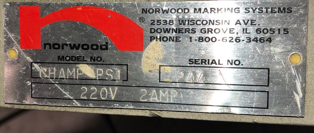 Shorewood Model 300 Horizontal Pressure Sensitive Bottom Spot Labeler