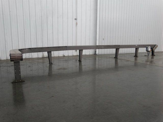 Approx. 110 ft L x 10 in W Delrin Table-Top Chain Conveyor Sections