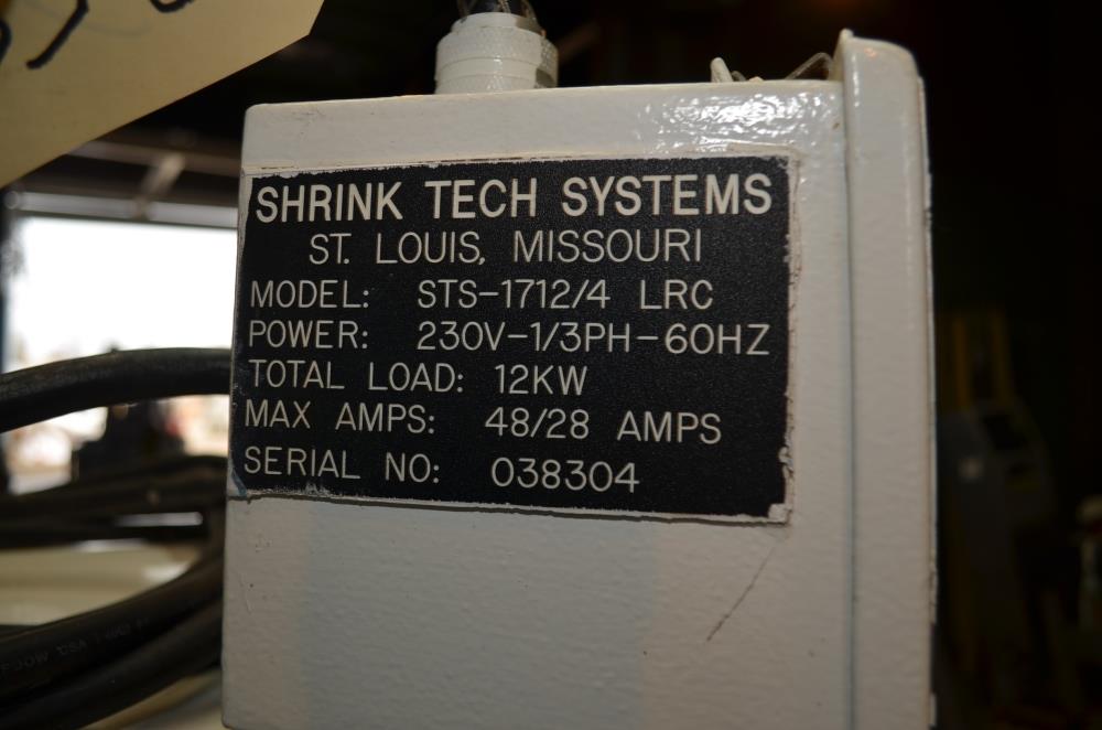 Shrink Tech Systems Model STS17SS Side Seal Wrapper with Heat Shrink Tunnel
