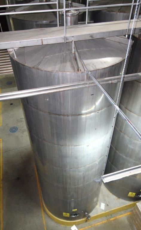 19,500 Gallons Capacity (Approx.) Vertical S/S Single Wall Tank
