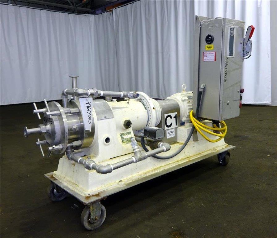 Charlotte Model SD5 5HP 50-175 GPH 316 S/S Jacketed Colloid Mill
