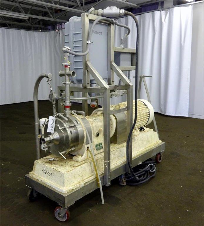 Charlotte Model SD40 316S/S 40 HP 600-1,200 GPH Jacketed Colloid Mill