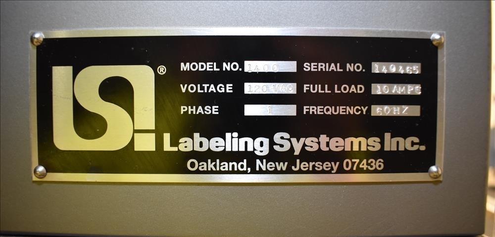 LSI Model 1400 Single Head Print and Apply Pressure Sensitive Labeler