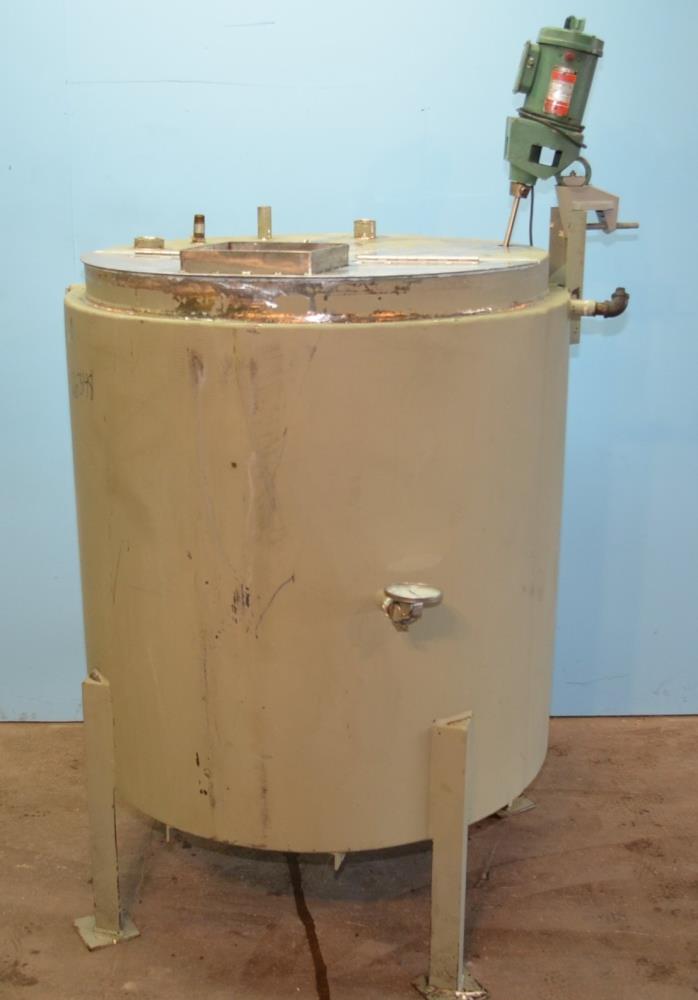 350 Gallon S/S Vertical Jacketed Prop Agitated Tank