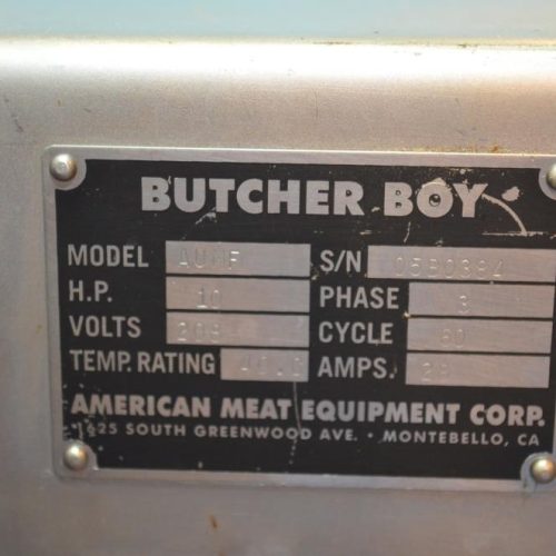 Butcher Boy Model AUMF S/S Frozen Block Meat Flaker