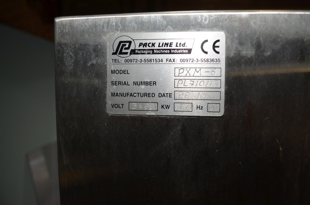Pack Line Model PXM6 300 CPM (6) Lane S/S Linear Cup Filler and Sealer