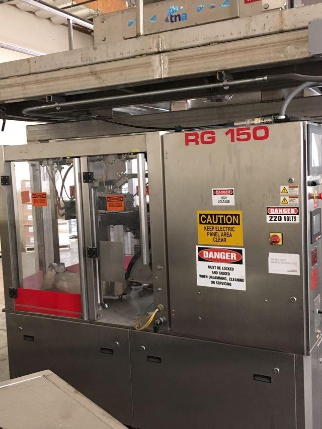 LeePack Model RG150 S/S Rotary Pre Made Pouch Filler
