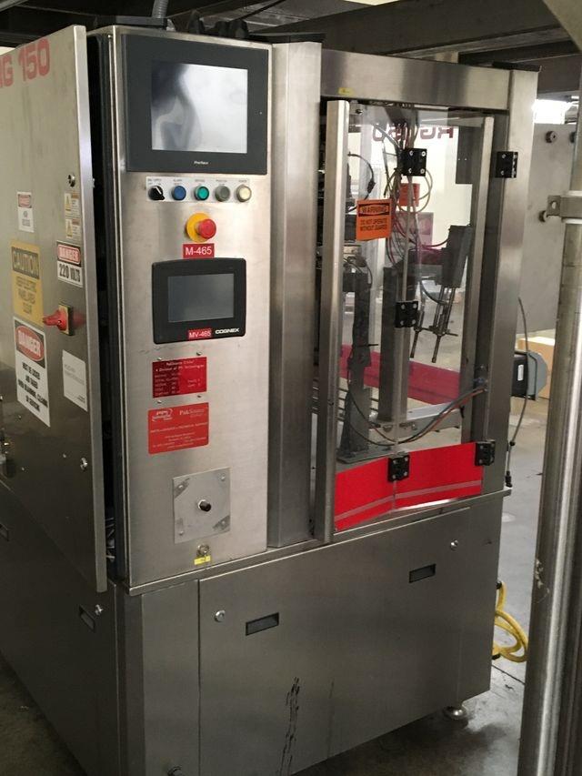 LeePack Model RG150 S/S Rotary Pre Made Pouch Filler