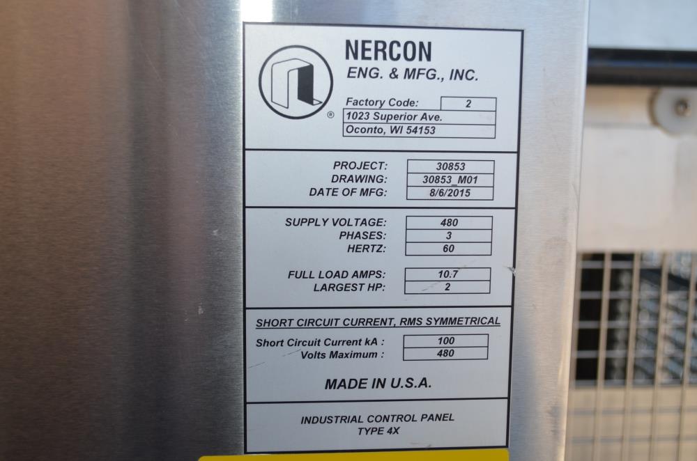 Nercon Model FlexLift S/S Case, Bundle or Bag Lift or Lower Transfer Elevator