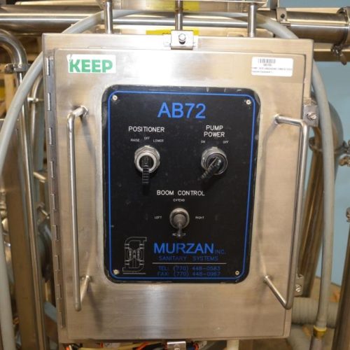 Murzan Model AB72 S/S Suction Wand Tote Unloader with PI50 Diaphragm Pump