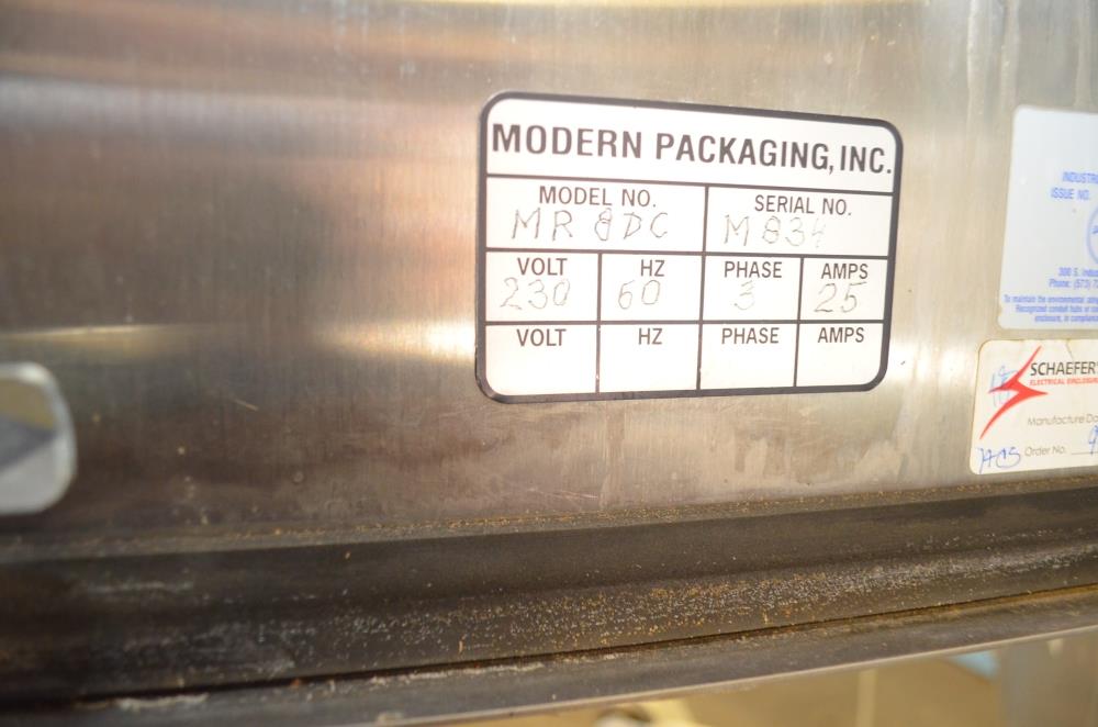 Modern Packaging Model MR8 SIngle Head 30 CPM S/S Rotary Cup Filler and Sealer