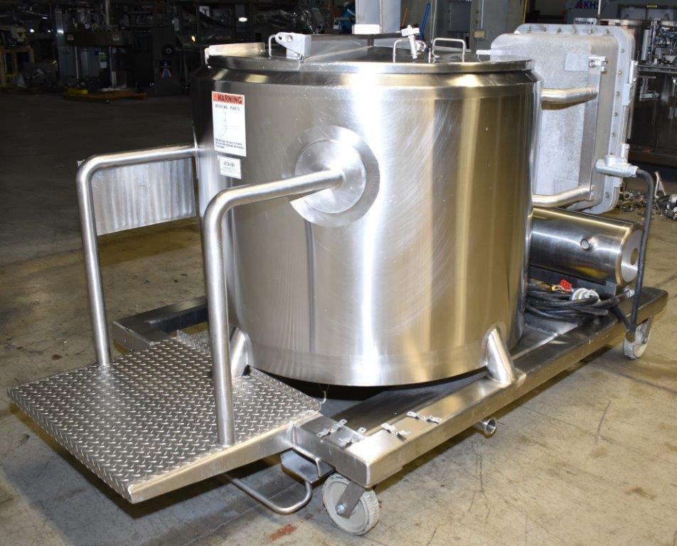 200 Gallon DCI 316L S/S Inconel 625 Dimple Jacketed Kettle with Pump