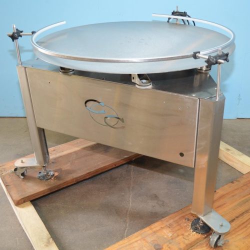 Chadam Consultants 40 in Diameter Variable Speed S/S Rotary Accumulation Table