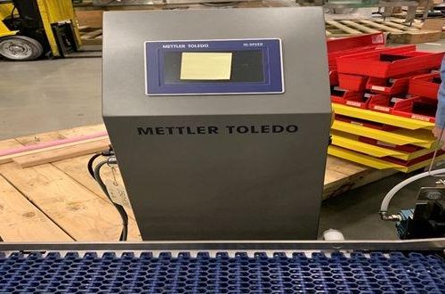 Mettler Toledo Model XE Checkweigher with Air Reject