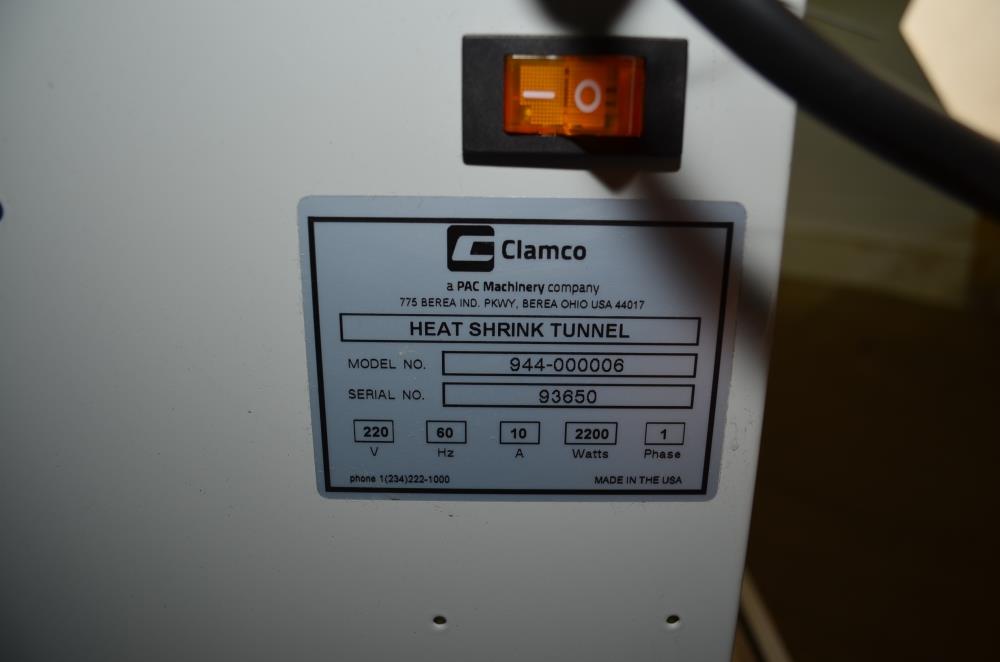 Clamco Model 944000006 Heat Shrink Tunnel