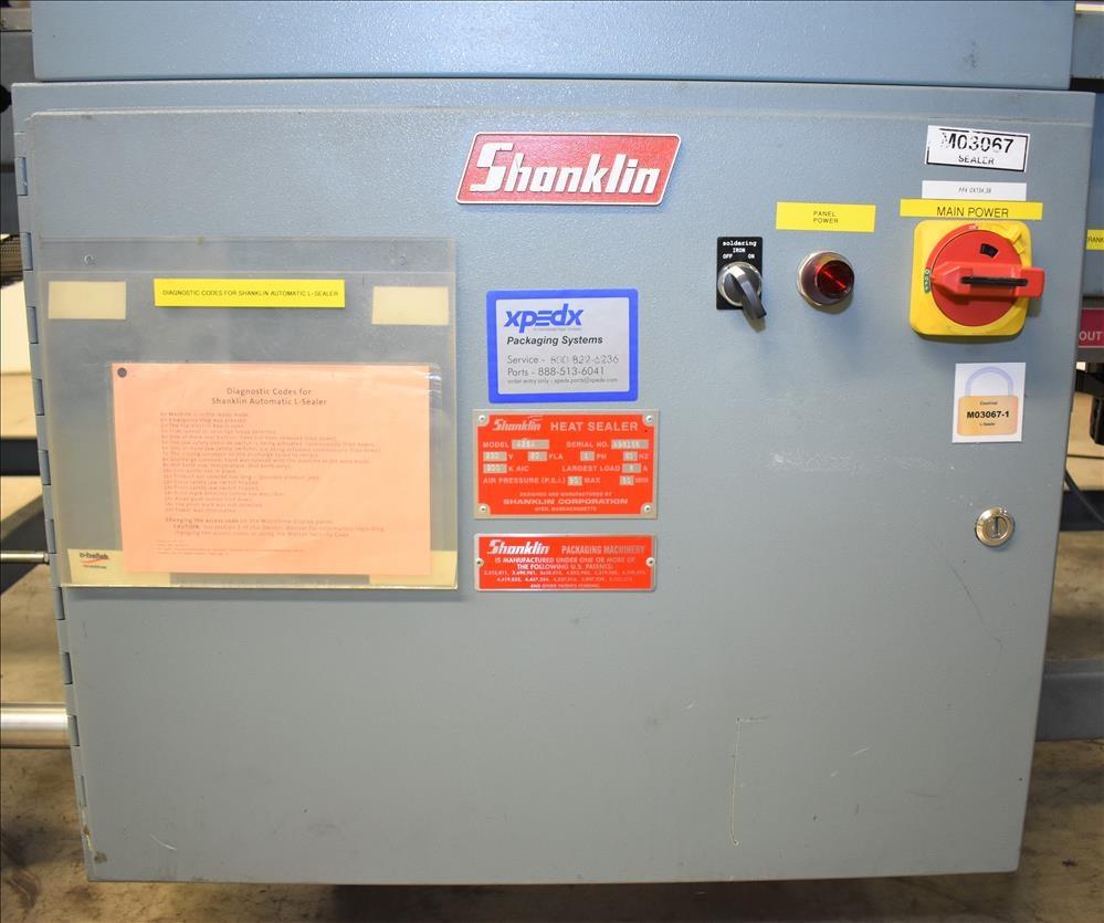 Shanklin Model A26A Automatic L-Bar Sealer with T7XL Heat Shrink Tunnel