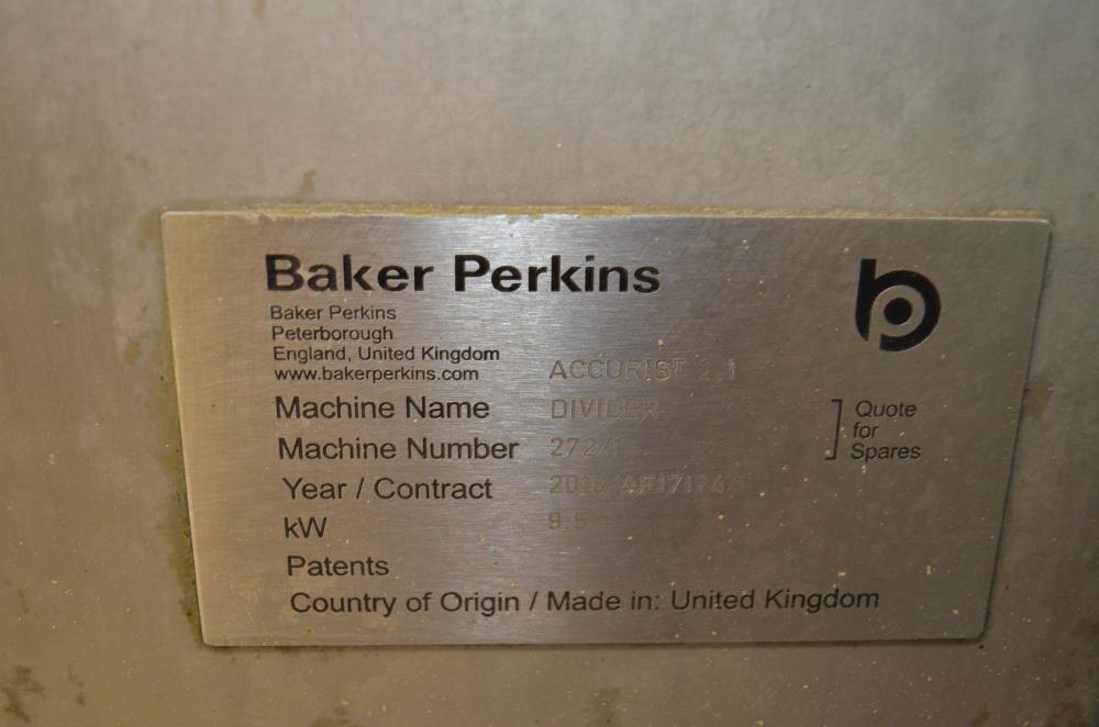 Baker Perkins Model Accurist 2.1 Stainless Steel Dough Divider