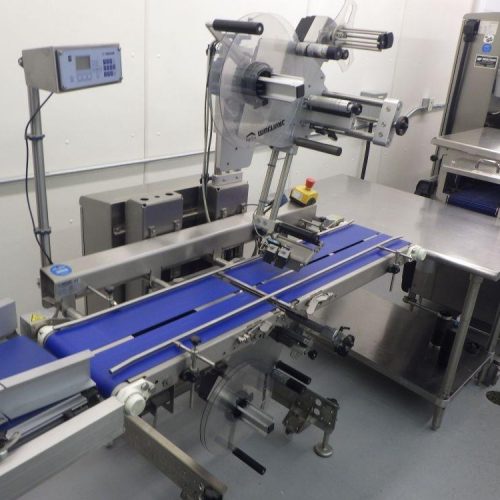 Multivac T600 S/S MAP Tray Sealer with Weigh and Print Labelers