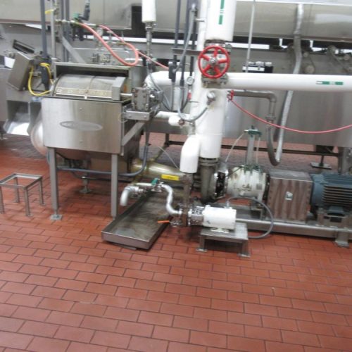 2,200 Pounds Per Hour Heat and Control Model SFF224610 Fryer with Top Hold Down