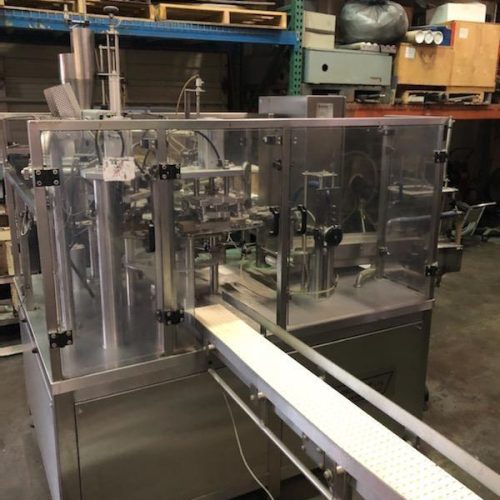 Pack Line Model PDP4 Rotary 40 PPM Pre-Made Pouch Filling and Sealing Machine