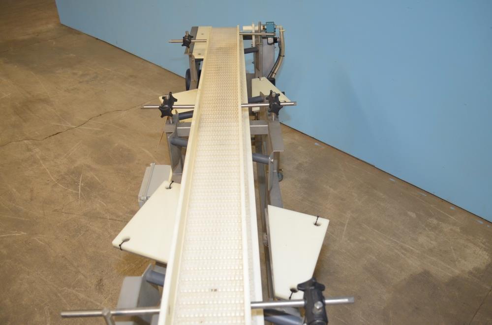 Loma 6 in W x 76.5 in L Plastic Interlocking Chain Conveyor