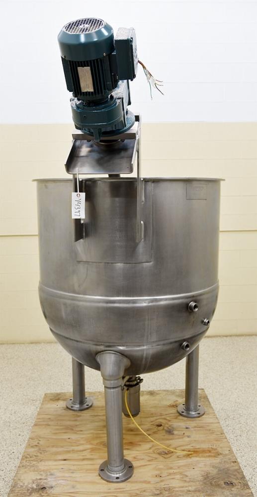 200 Gallon Groen Model INA2200 S/S Incline Sweep Scrape Agitated Jacketed Kettle