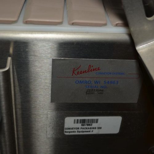 Keenline 7.5 in W Powered 90 Degree Incline Conveyor