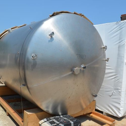 3,000 Gallon Cherry Burrell Vertical S/S Single Wall Agitated Tank
