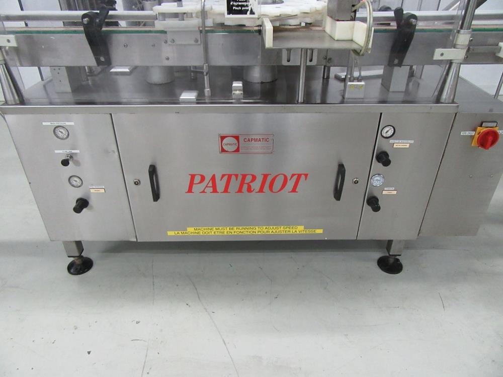 Capmatic Model Patriot FC0411 S/S Monoblock (2) Head Filler and Pump Inserter