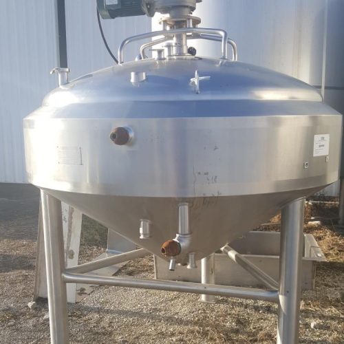 300 Gallon APV S/S Jacketed Sweep Scrape Agitated Cooker Cooler