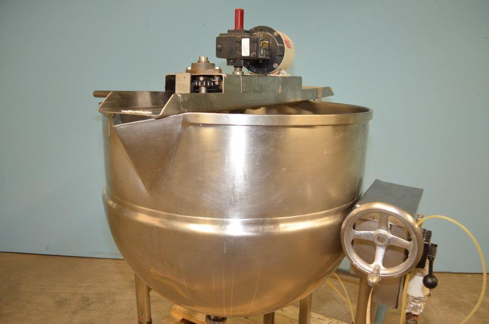 80 Gallon Groen Model DTA380 S/S Jacketed Twin Agitated Kettle