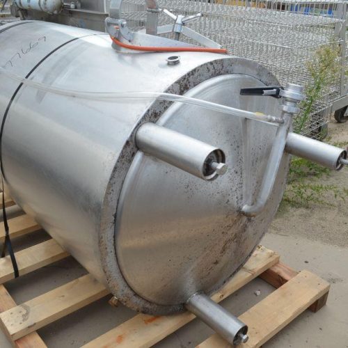 8.5 BBL Cote Manufacturing Vertical S/S Jacketed Brite Tank