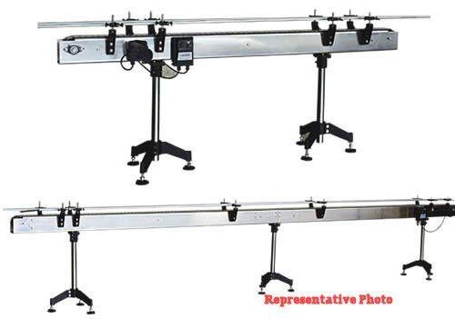 (4) 4.5 in W x 10 ft L Variable Speed Conveyors