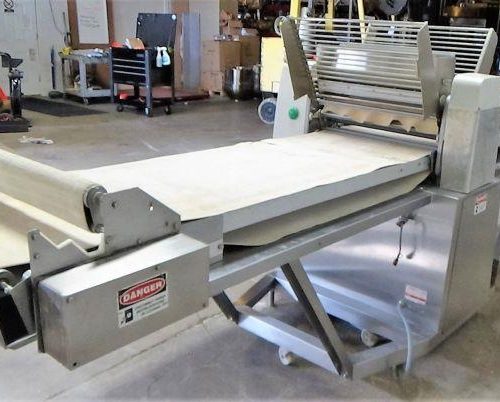 Rondo Model SFA69 Reversible Sheeter Including Duster, Roller, and Conveyors