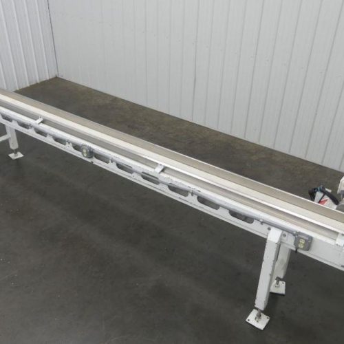 12 in W x 32 ft L Powered Two Section Belt Conveyor
