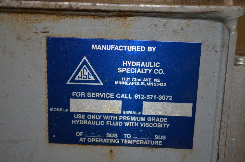 Hydraulic Specialty Company Model ML600340 Hydraulic Power Pack