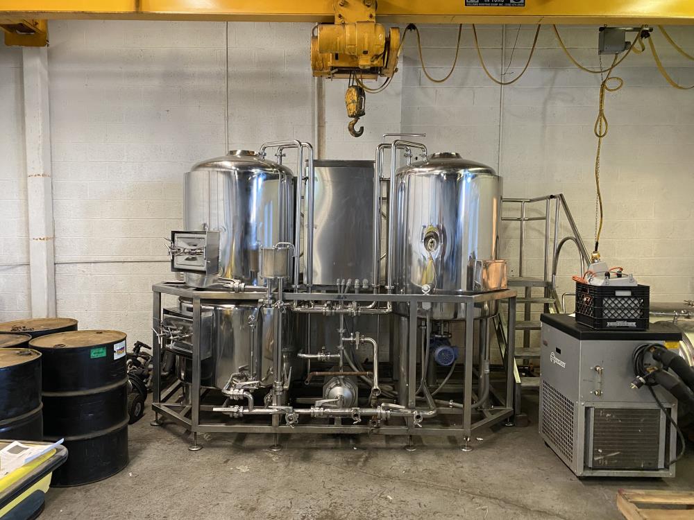 3.5 BBL Allied Beverage Tanks Complete S/S Brewhouse System