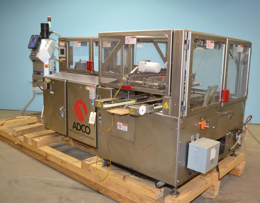 Adco Model RAC120WD High Speed S/S Tri-Seal Right Angle 120 CPM Carton Closer