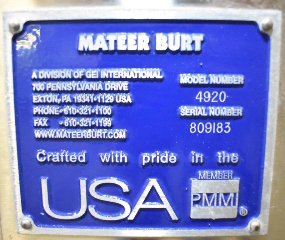 Mateer Burt Model 4920 Twin Head Auger Filler