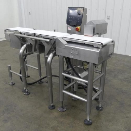 Ishida Model DACSGS01523CRIS Checkweigher with Push Arm Reject