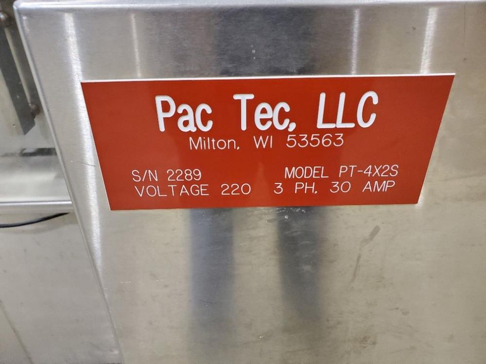 Pac Tec Model PT4X2S (4) Lane S/S Inline Cup Filler