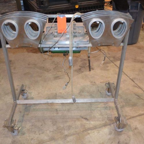Pac Tec Model PTR6X2S (2) Head S/S Rotary Cup Filler with Sealer