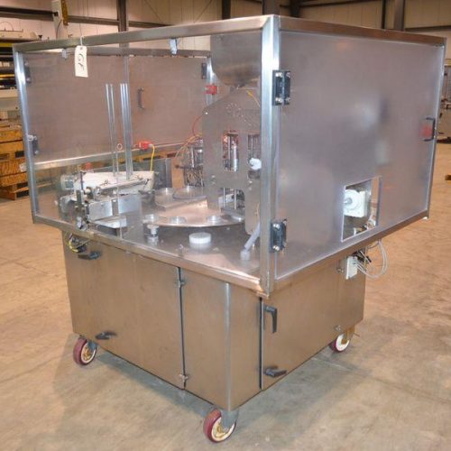 Pac Tec  Double Head S/S Rotary Cup Filler with Sealer