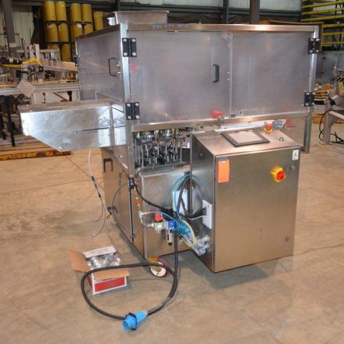 Pac Tec  Double Head S/S Rotary Cup Filler with Sealer