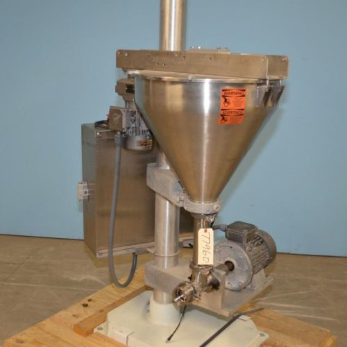 5 HP S/S Grinding Mill with Agitated S/S Feed Hopper