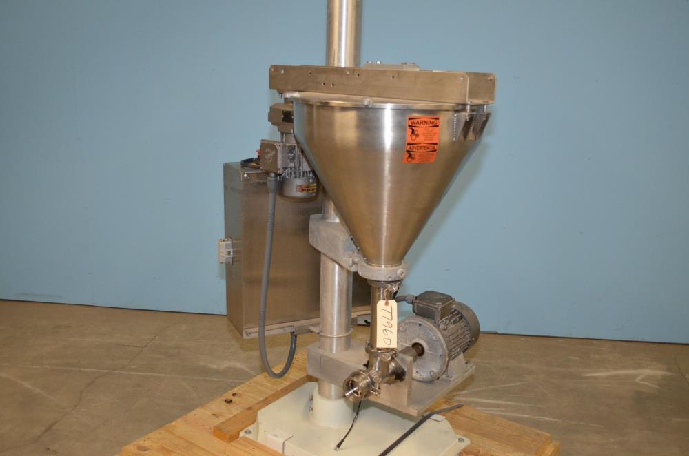 5 HP S/S Grinding Mill with Agitated S/S Feed Hopper