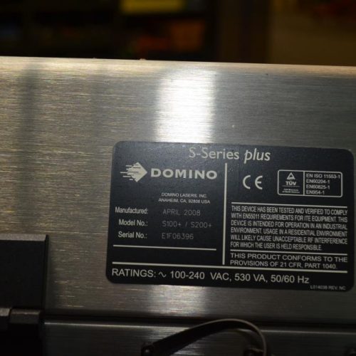 Domino S-Series-Plus Laser Coder with S200+ Laser