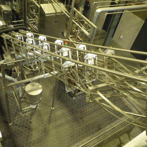 Complete 350 CPM Liquid Canning Line with KHS Innofill Filler